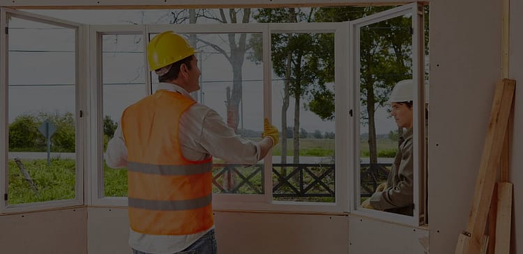 Window and door contractors installing residential windows with local contractor seo